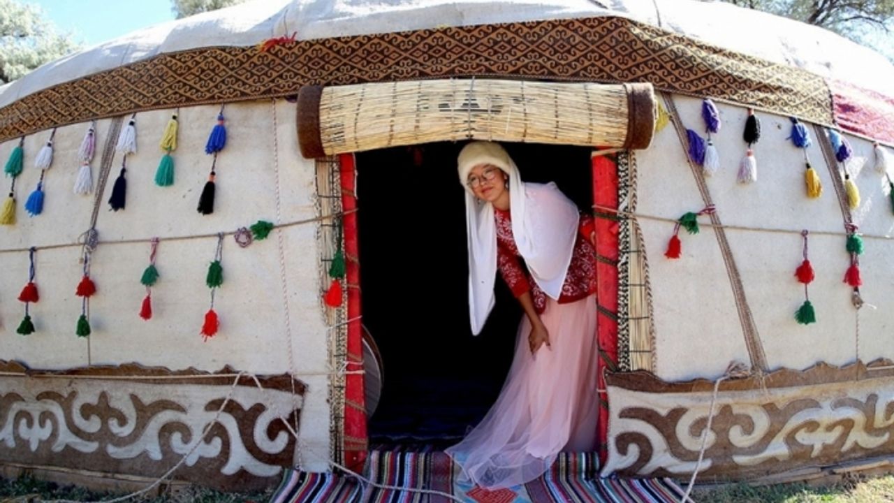Kapadokya'daki 'Kırgız Obası'nda Türk kültürünü tanıtıyorlar