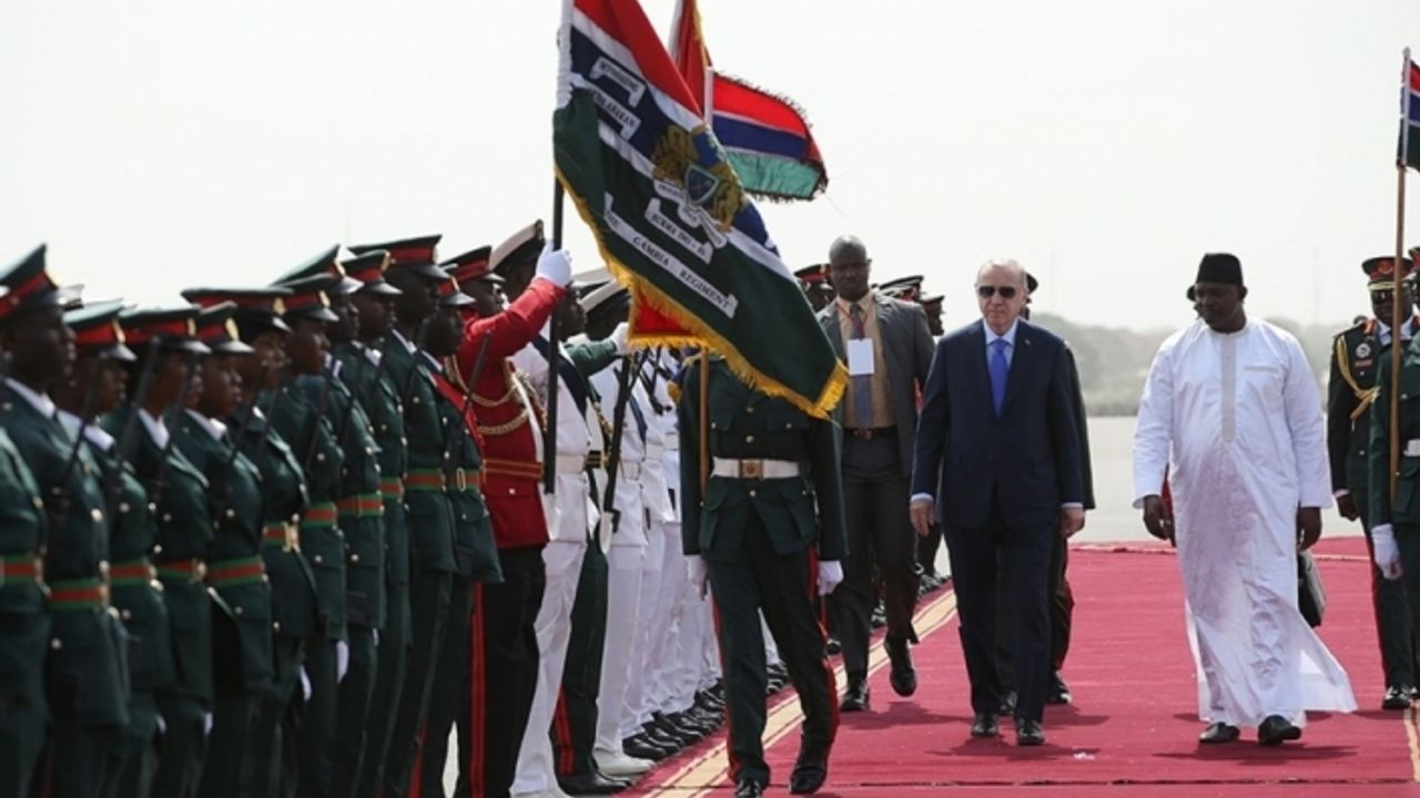 Cumhurbaşkanı Erdoğan Gambiya'da