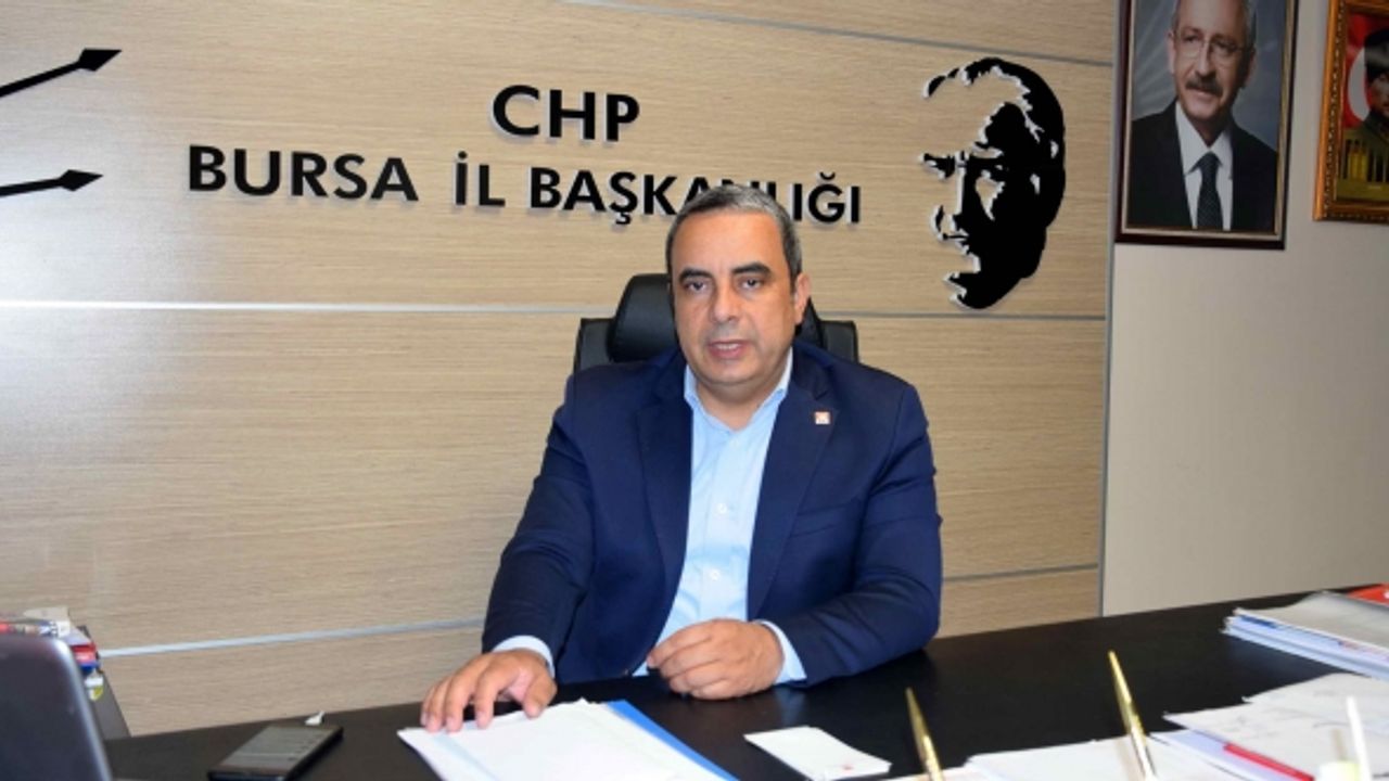 Cumhuriyet Halk Partisi Bursa İl Başkanı İsmet Karaca uyardı
