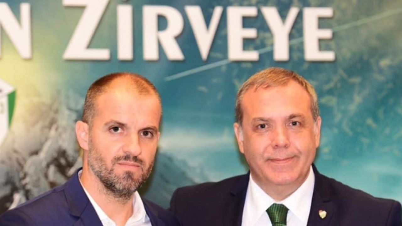 Bursaspor'da Teknik Direktör Mustafa Er oldu