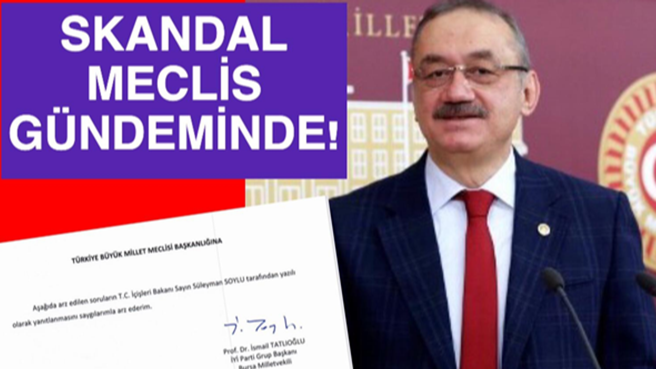 Milletvekili Prof. Dr. İsmail Tatlıoğlu, Soylu Bakan’dan ayrıntılı bilgi istedi.