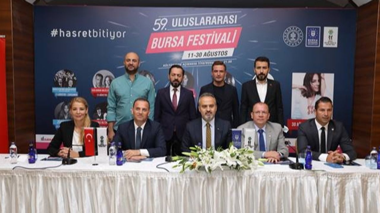Bursa Festivali, 11 – 30 Ağustos tarihleri arasında gerçekleştirilecek.