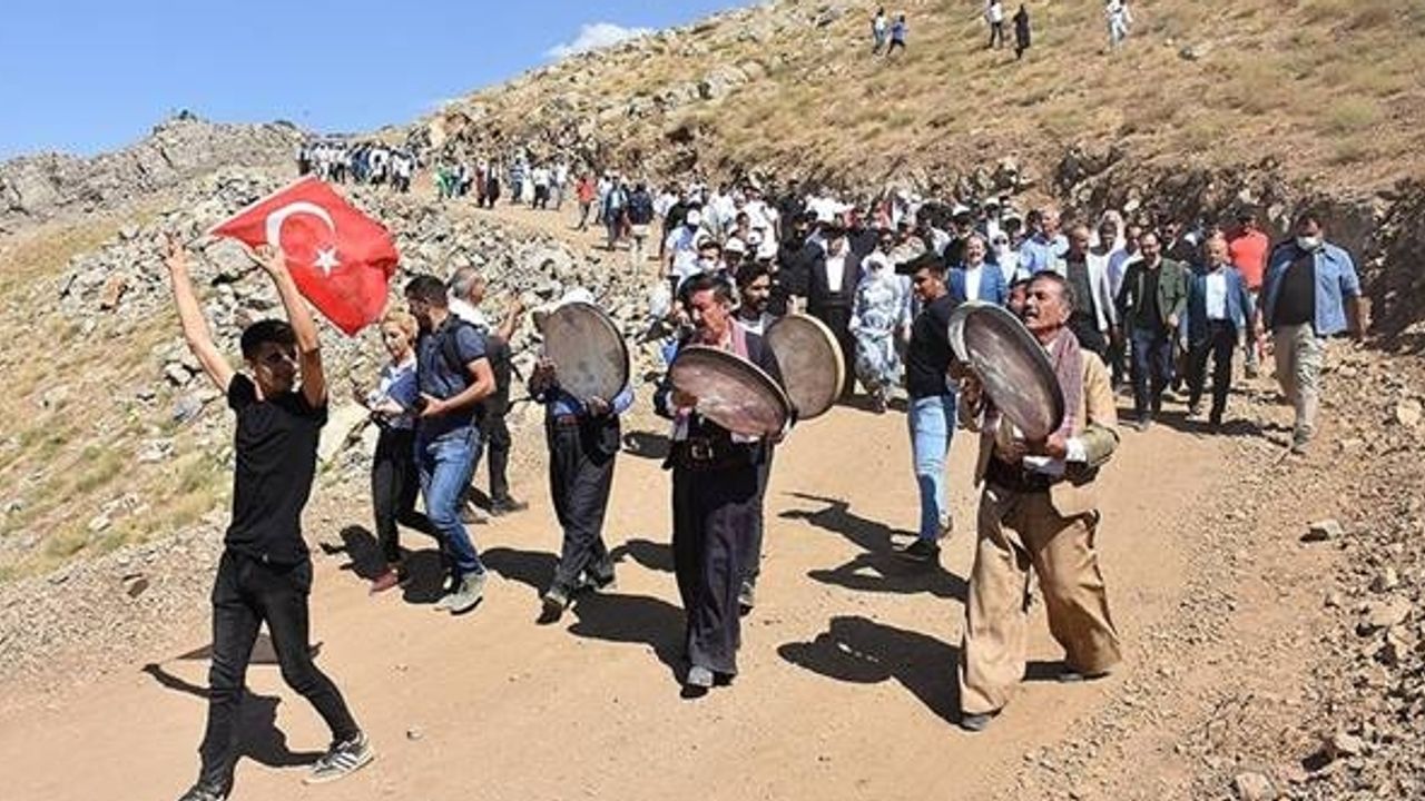 Cudi Dağı'ndaki Sefine bölgesinde festival düzenlendi.