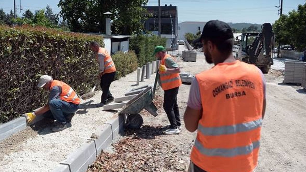 Osmangazi Belediyesi Cadde ve Sokakları Yeniliyor