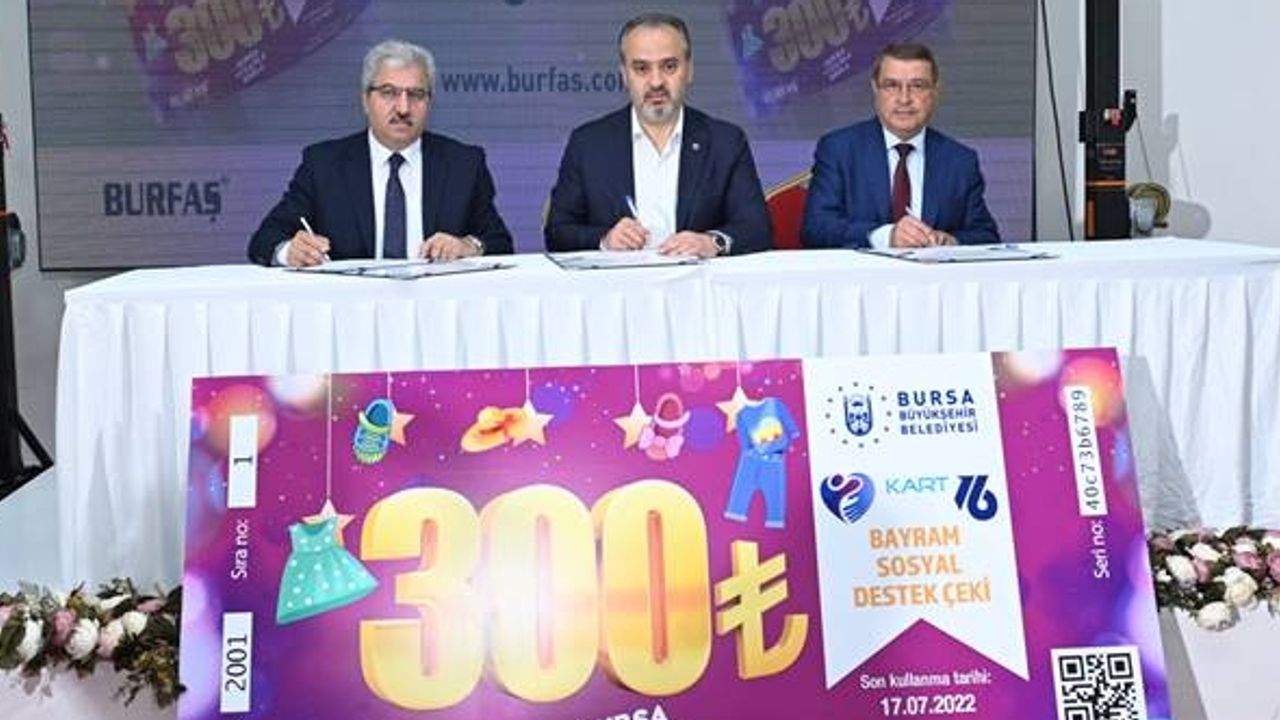 Bursa Büyükşehir Belediye Başkanı Alinur Aktaş, Çocuklarımızın yüzü gülsün