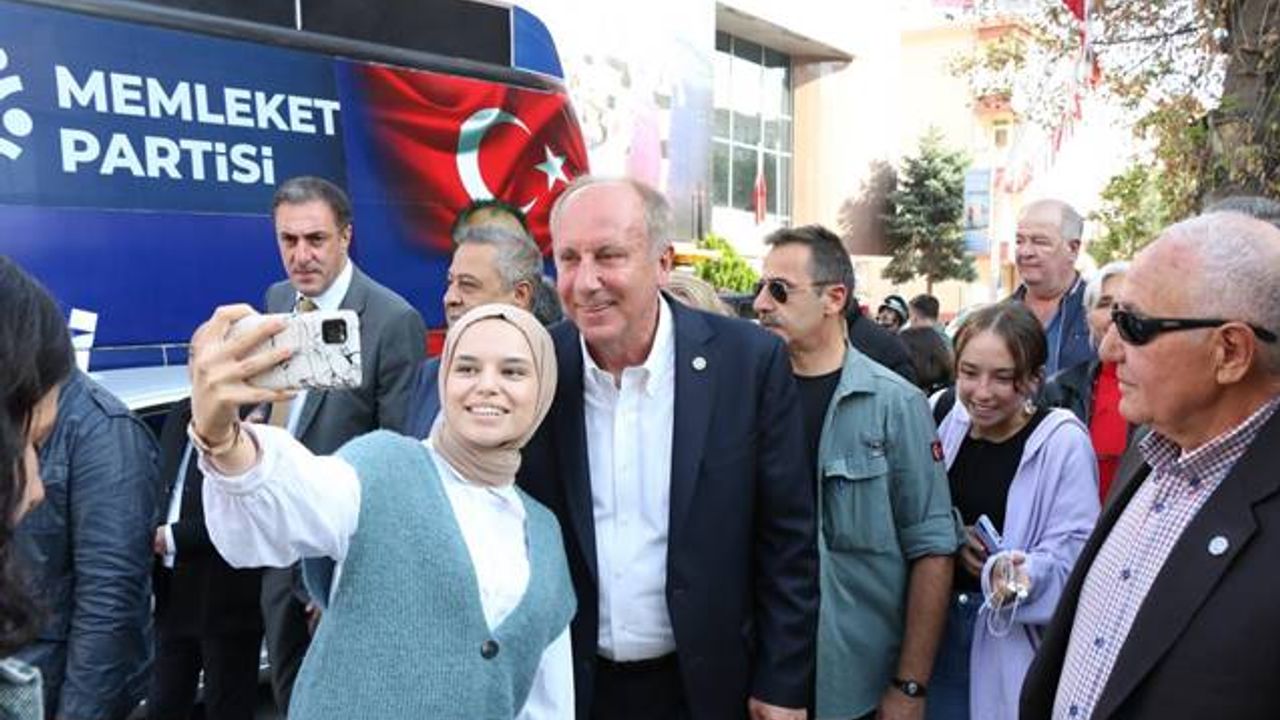Memleket Partisi Genel Başkanı Muharrem İnce, Bursa'da