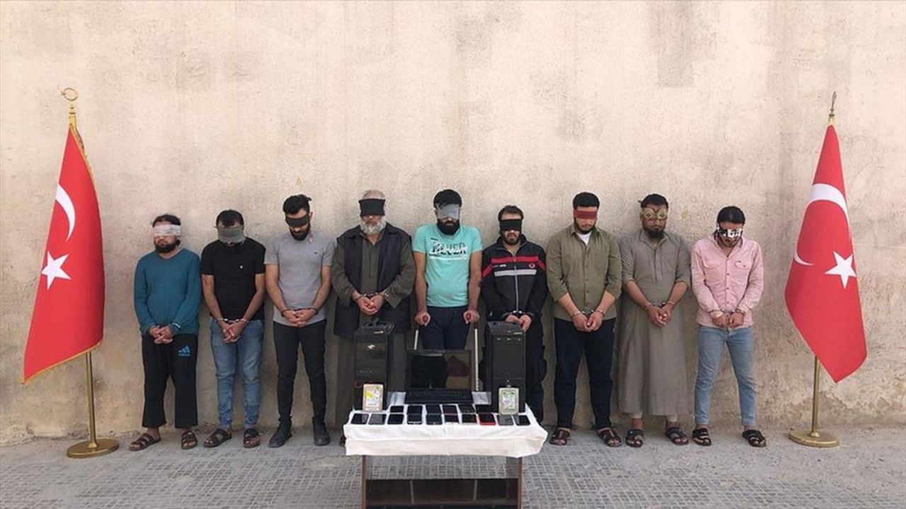 El Bab'da 4'ü sözde yönetici 9 DEAŞ'lı terörist yakalandı