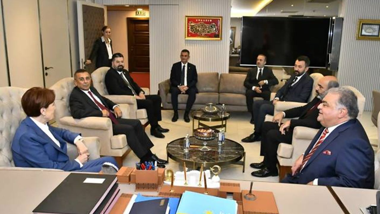 Ahmet Özal, İYİ Parti Genel Başkanı Meral Akşener'i ziyaret etti.