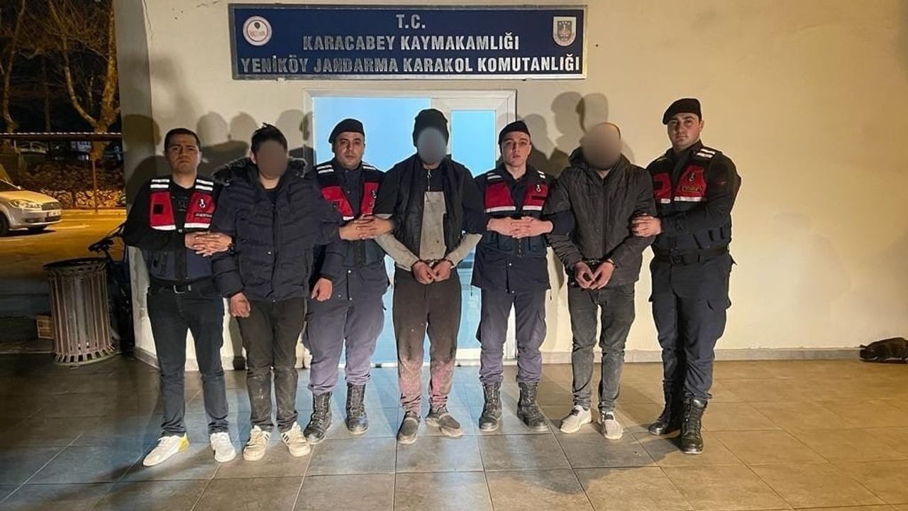 Bursa’da jandarma hırsızları yakaladı
