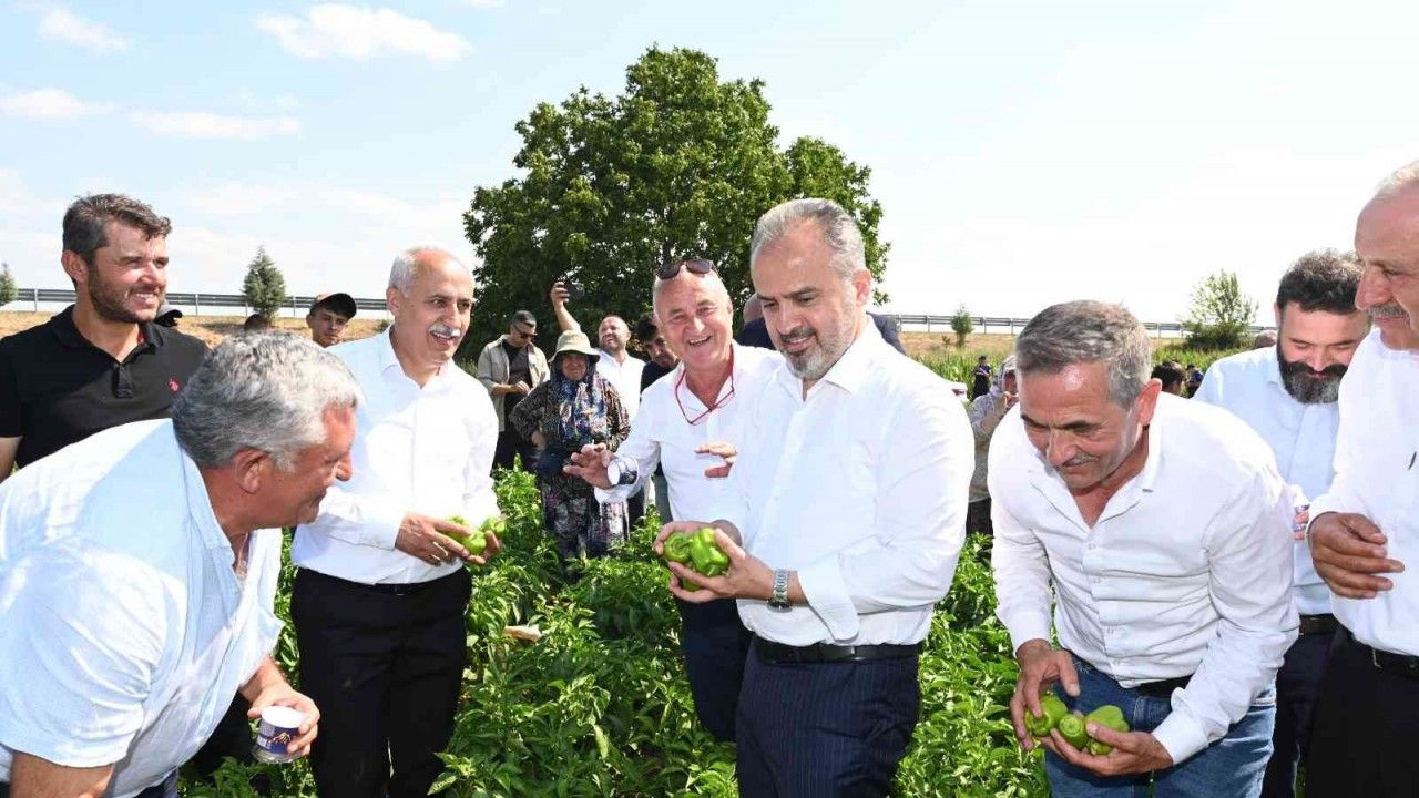 Bursa Büyükşehir’in çiftçiye tam desteği sürüyor