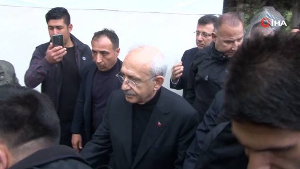 Kılıçdaroğlu'na Hatay'da depremzedelerden tepki