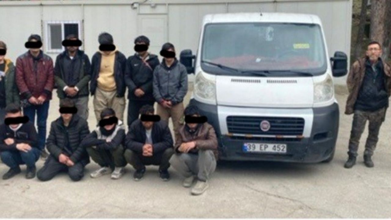 Kırklareli’nde 46 kaçak göçmen yakalandı