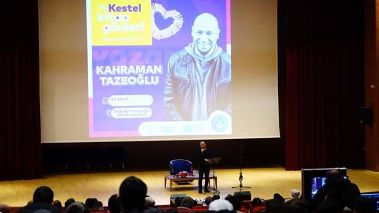 Kestel Belediyesi’nin 14.Kitap Günleri, Kahraman Tazeoğlu ile sona erdi