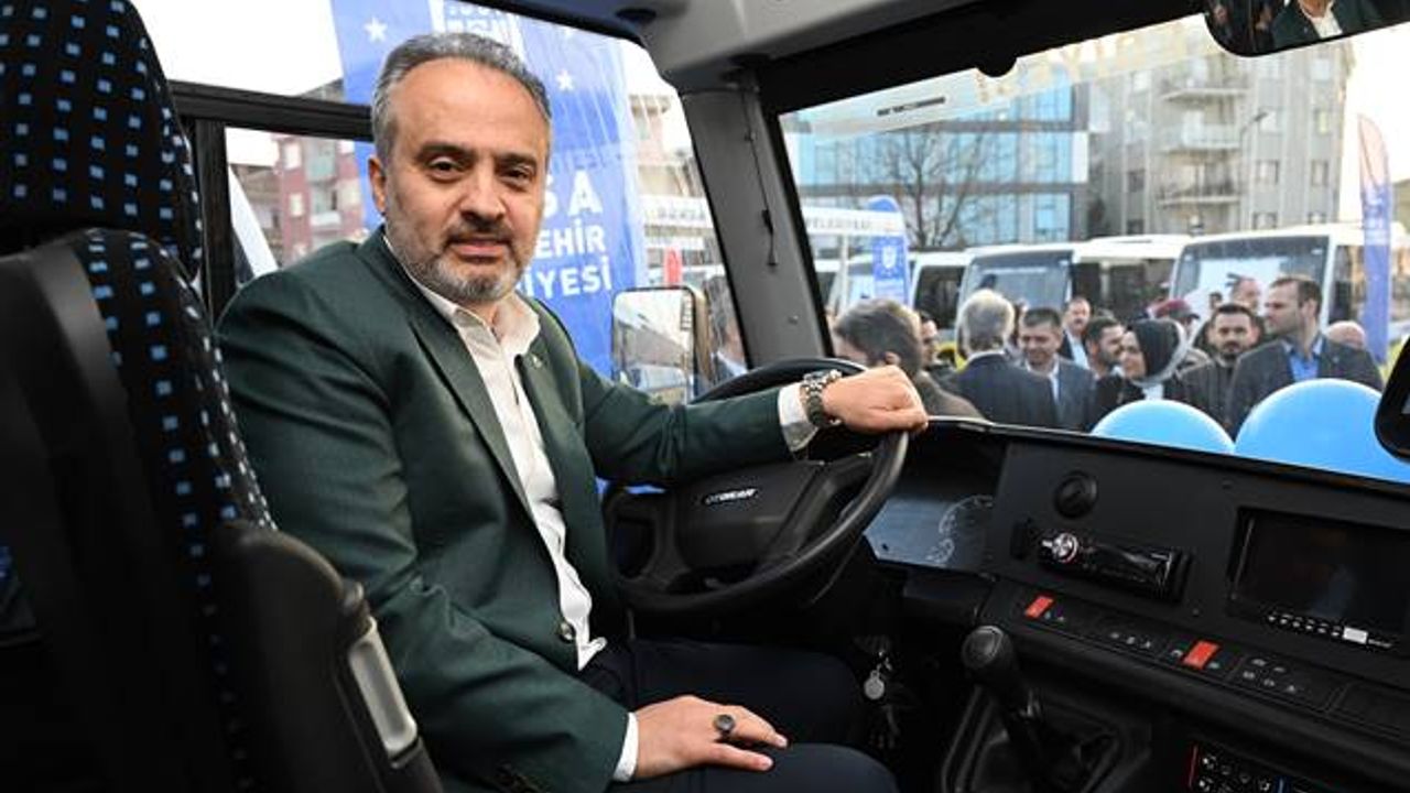 Bursa'da yeni otobüsler hizmete alındı