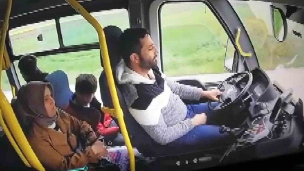 Otobüsün şoförü uyuyakaldı, yolcular ölümden böyle döndü