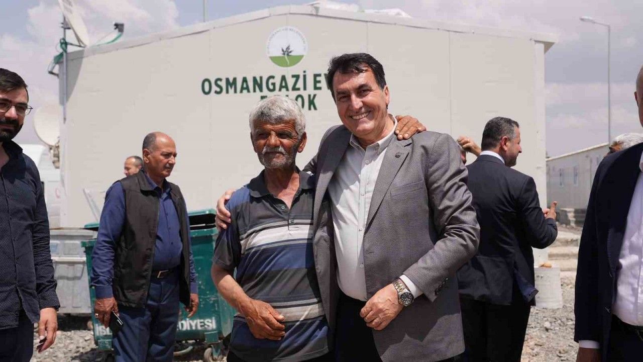 Gaziantep  İslahiye’deki Osmangazi Evleri’nde yüzler gülüyor