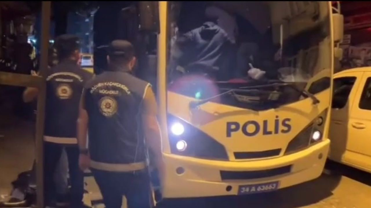 İstanbul’da, operasyonda 96 göçmen yakalandı