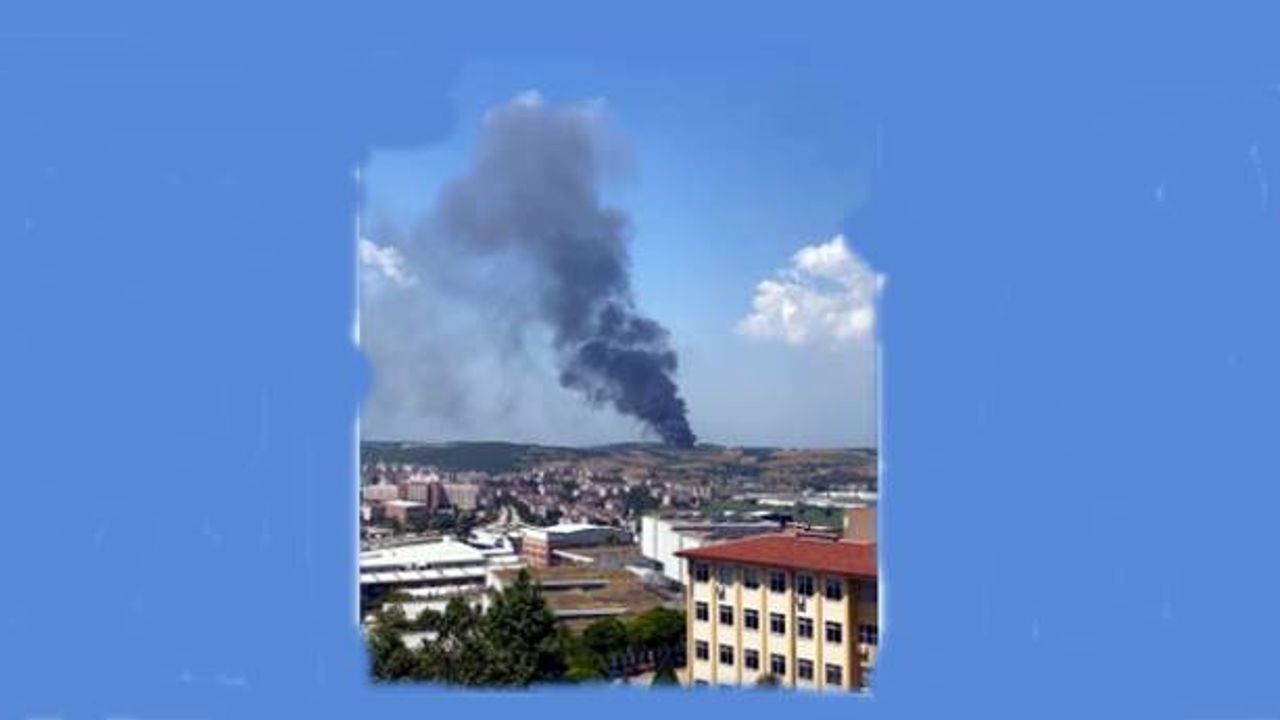 Bursa’da fabrika yangını çıktı.