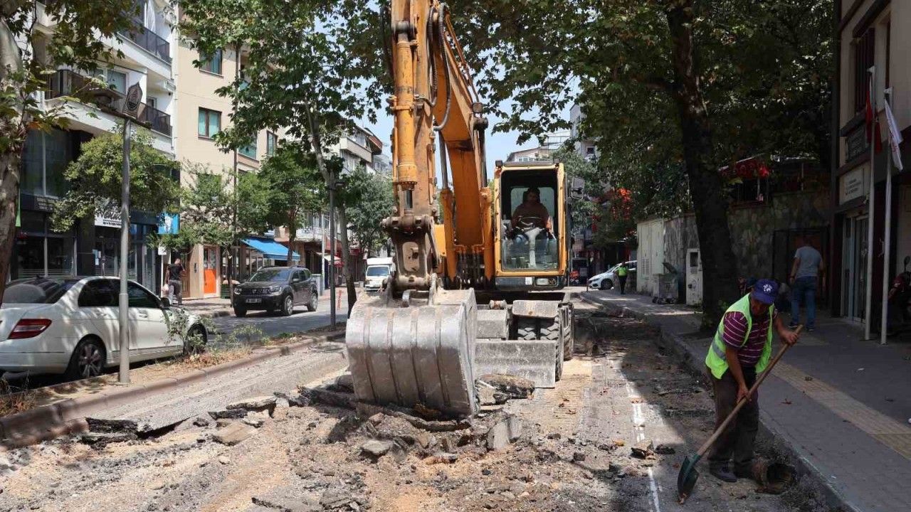 Yıldırım Teyyareci Mehmet Ali Caddesi yenileniyor