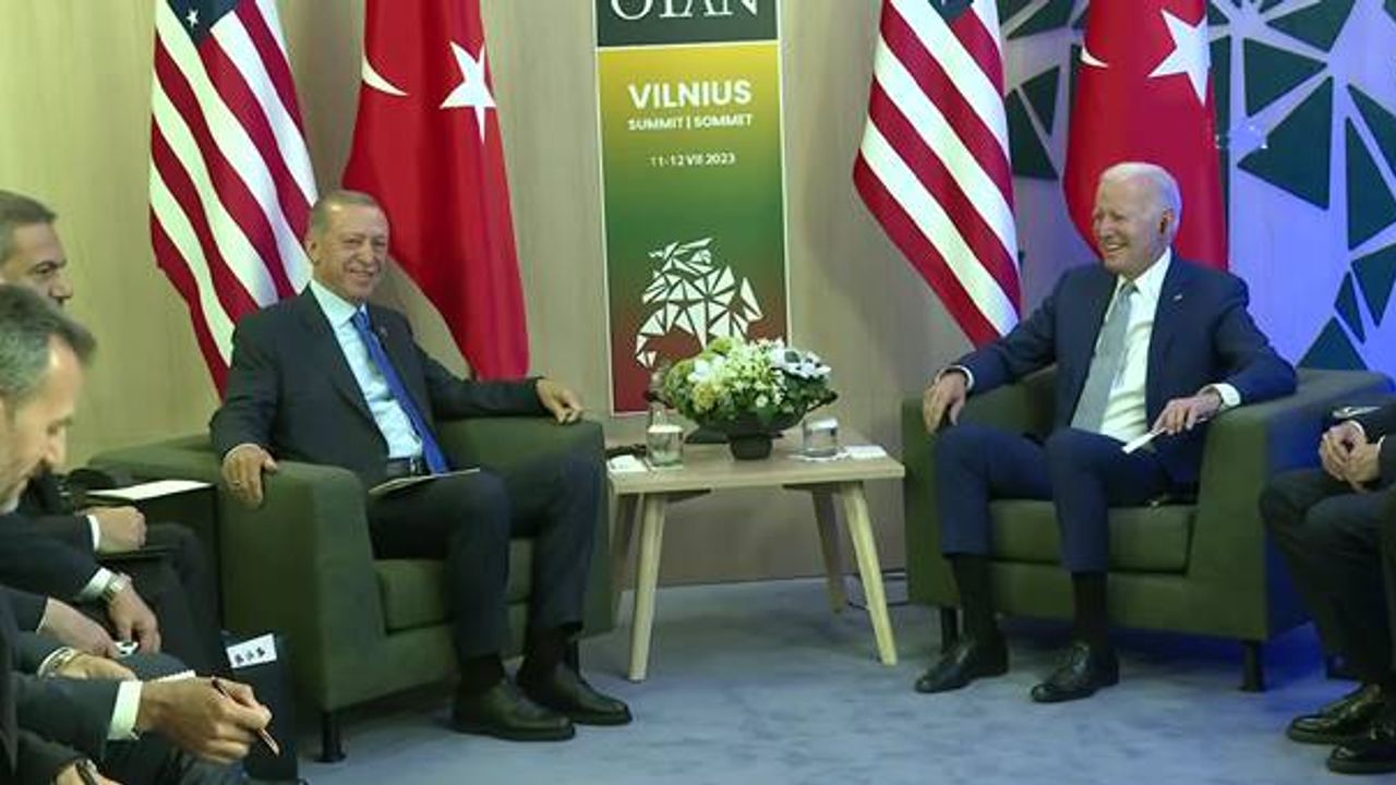 Erdoğan, ABD Başkanı Joe Biden ile bir araya geldi.