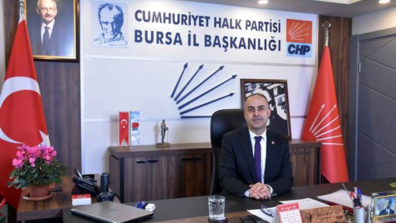 CHP Bursa İl Başkanı Turgut Özkan: ''Halkın derdi, Saray'ın derdi olmuyor.''