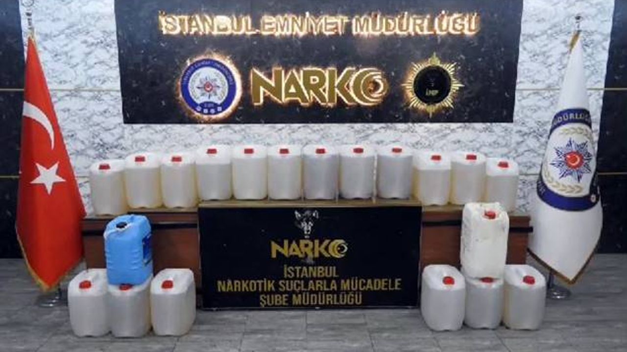 İstanbul’da  907 kilo 823 gram uyuşturucu madde ele geçirildi
