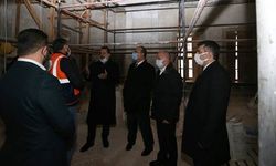 Bursa Valisi  Canbolat ve Heyet Emir sultan Camii’nde İncelemelerde Bulundu