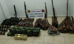 Hakkâri hudut hattında tabanca ve tüfek yakalandı