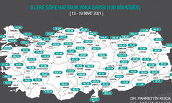 Sağlık Bakanı Fahrettin Koca haftalık vaka tablosunu açıkladı