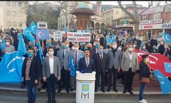 İYİ Parti İl Başkanı Türkoğlu: "Çin tehdidi ve zulmünü şiddetle kınıyoruz."