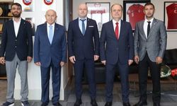 Bursaspor yönetimi,TFF Başkanı Nihat Özdemir'i ziyaret etti.