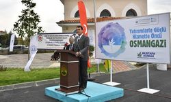 Osmangazi Belediyesi tarafından inşa edilen Yenikent Camii, ibadete açıldı.