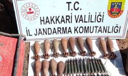 Şemdinli'de Kayalık Alana Gizlenmiş Mühimmat Ele Geçirildi