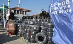 Bursa Büyükşehir Belediyesi, üreticileri desteklemeye devam ediyor.