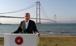 Erdoğan, 1915 Çanakkale Köprüsü Son Tabliye Montaj Töreni’ne katıldı