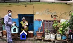 Yıldırım'da 200 adet kedi evi hazırlandı.