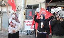 Hakkari'de terör mağduru aileler HDP önünde eylem yaptı