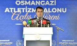 Osmangazi Atletizm Salonu, törenle hizmete açıldı. 