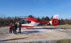 Ambulans helikopter 6 aylık bebek için havalandı
