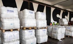 Birleşmiş Milletler Göç Örgütü’nün 240 tonluk yardımı