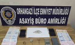 Bursa’da uyuşturucu operasyonu: 2 gözaltı