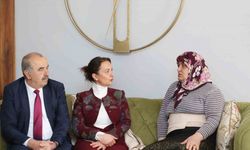 Başkan’dan depremzedelere moral ziyareti