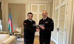 Selçuk Bayraktar Azerbaycan Cumhurbaşkanı İlham Aliyev’i ziyaret etti