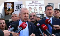 Ümit Özdağ, RTÜK önünde açıklama yaptı.