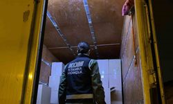 Kaçak tütün operasyonunda 3 milyon TL’lik malzeme geçirildi