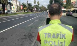Yayalara yol vermeyen sürücüler dron ile tespit edildi
