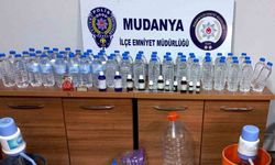 Mudanya’da sahte içki ele geçirildi
