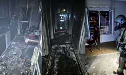 İtfaiye ekiplerinden  korkutan yangına müdahale