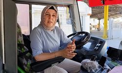 Kadın otobüs sürücüsünden örnek davranış