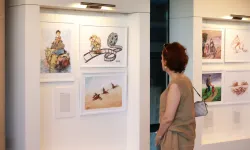 Osmangazi'de göçün hikayeleri karikatürlerle anlatıldı